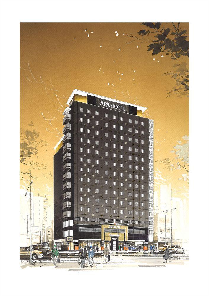 Apa Hotel Higashi Nihombashi Ekimae Tokyo prefektur Exteriör bild
